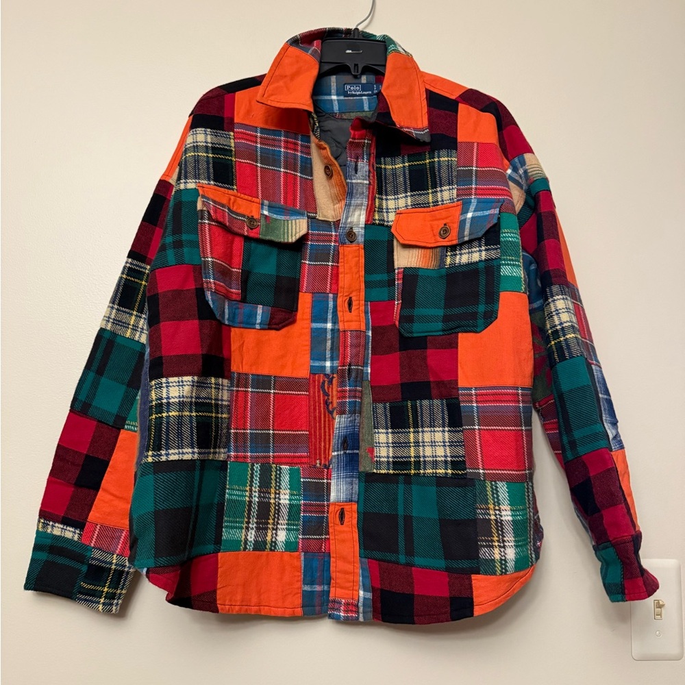 Polo Ralph Lauren Patchwork Over Shirt/ Jacket - image 2